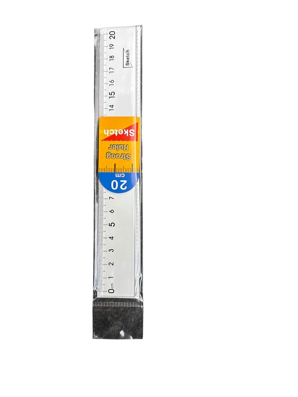 sketch strong ruler 20cm
