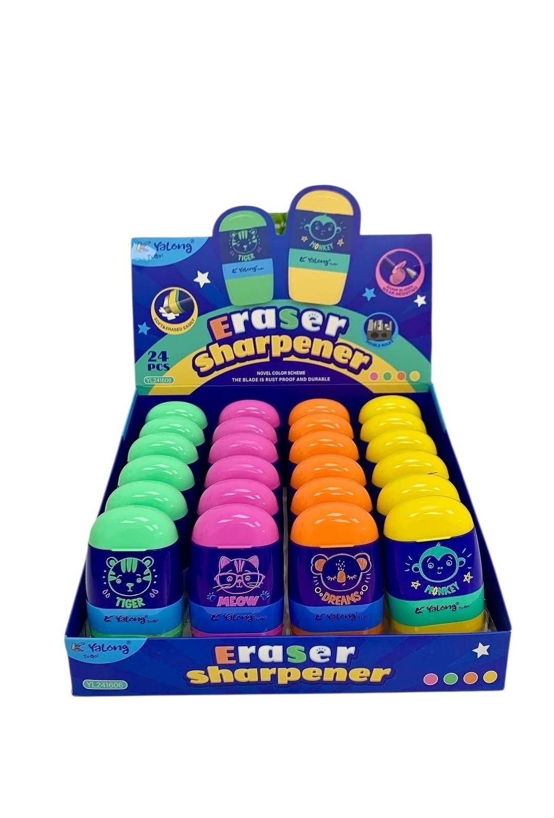 sharpener & eraser yalong