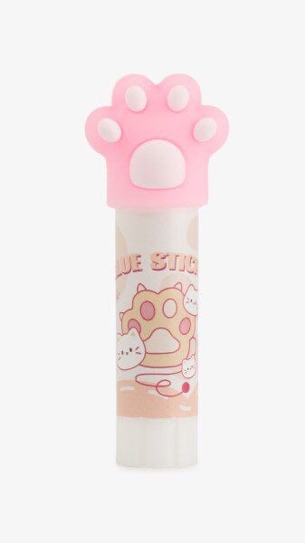 glue stick cat hand