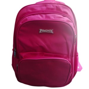 Backpack 14" set 3 pcs Pink plain
